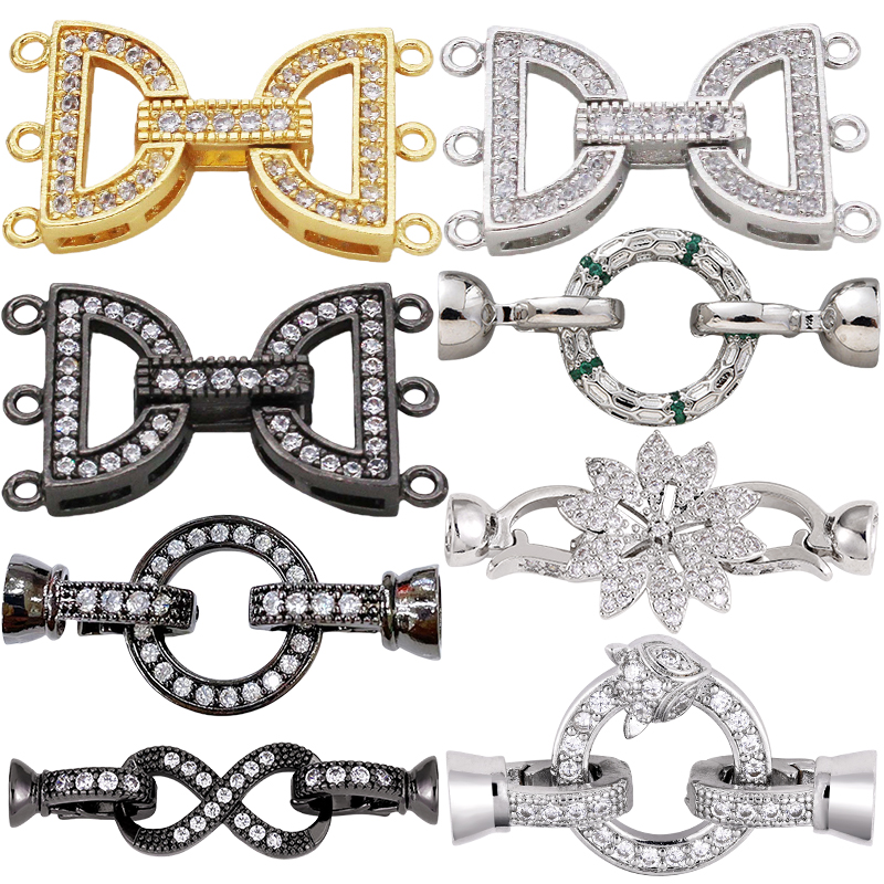 Charm Bracelet Beads - 주야 18K 금도금 장식용 연결 고정