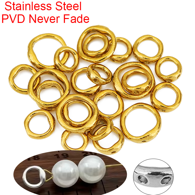 Charm Bracelet Beads - 20개 스테인리스 스틸 목걸이 클라스프 훅