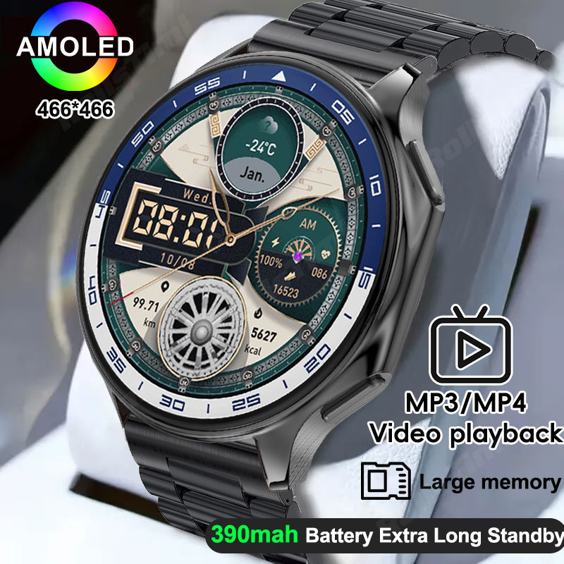 Italian Jewelry Watches - 1.43 AMOLED 스마트 시계 3D 서라운드