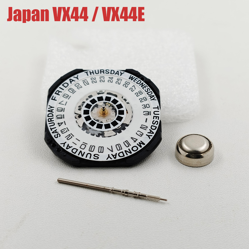 Jewels In Quartz Watches - 일본 VX44 쿼츠 시계 무브먼트 고정밀