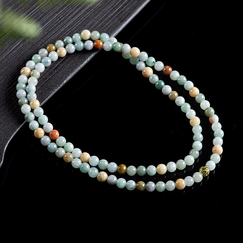 Charm Bracelet Beads - 버마산 비취 비즈 팔찌 목걸이 진짜