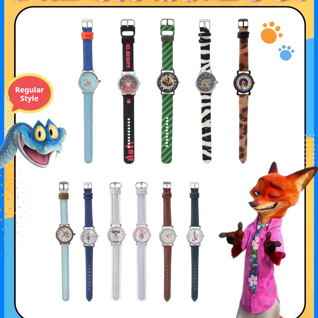 새로운 디즈니 Zootopia 귀여운 만화 시계 미스터 - Jewelry Stores Watches 리뷰 및 가격