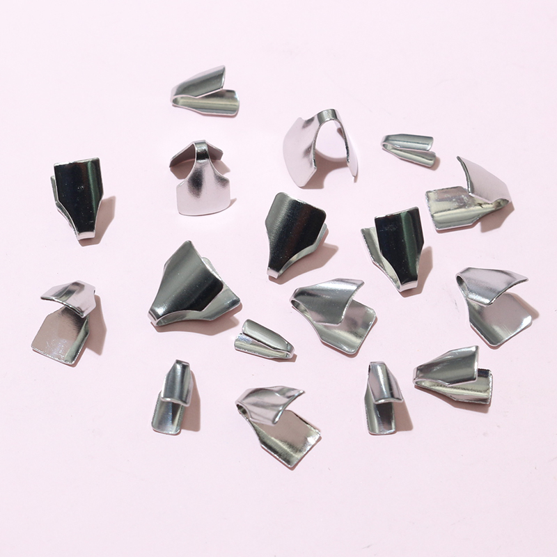 100pcs 스테인레스 스틸 2-7mm 플랫 코드 크림 - Charm Bracelet Beads 리뷰 및 가격
