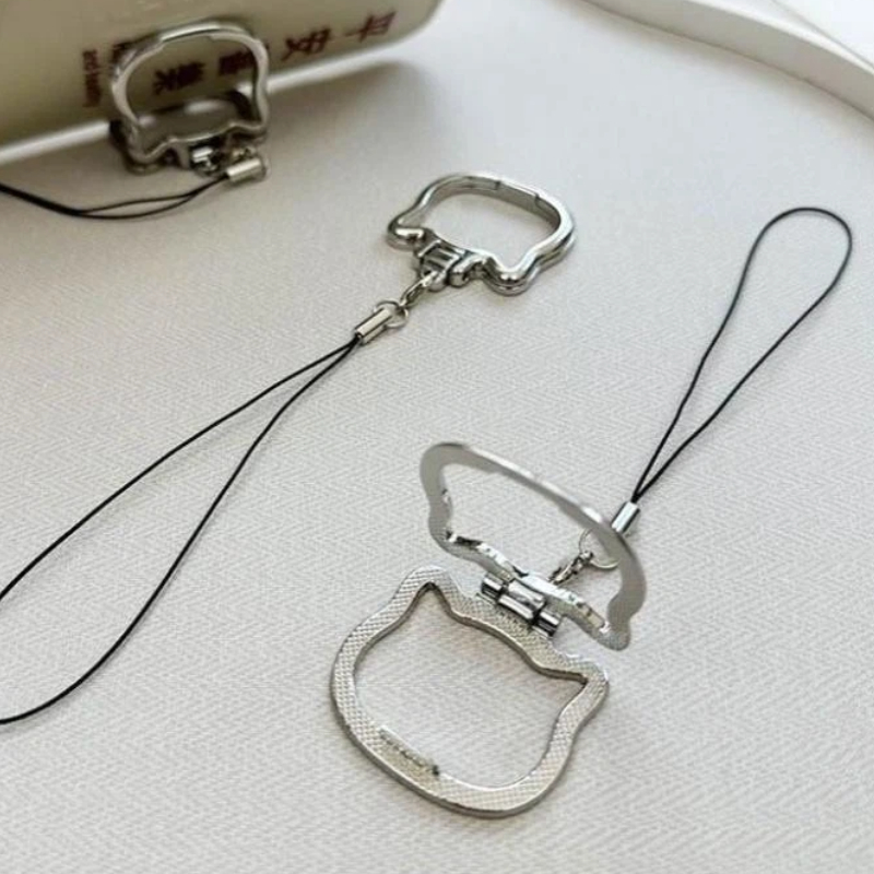 귀여운 고양이 모양의 합금 휴대폰 끈 2-in-1 손가 - Watches & Jewelry Repair Center 리뷰 및 가격