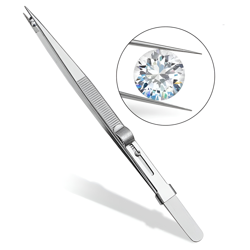 스테인레스 스틸 트위저 조절 가능한 슬라이드 잠금 장치 - Jewelry Repair & Watches Durham Nc 리뷰 및 가격