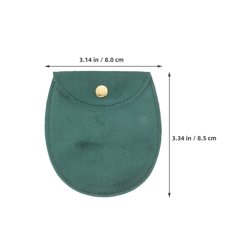10Pcs 두꺼운 양면 천 시계 보관 가방 스냅 버튼  - Jewelry Bracelet Watches 리뷰 및 가격