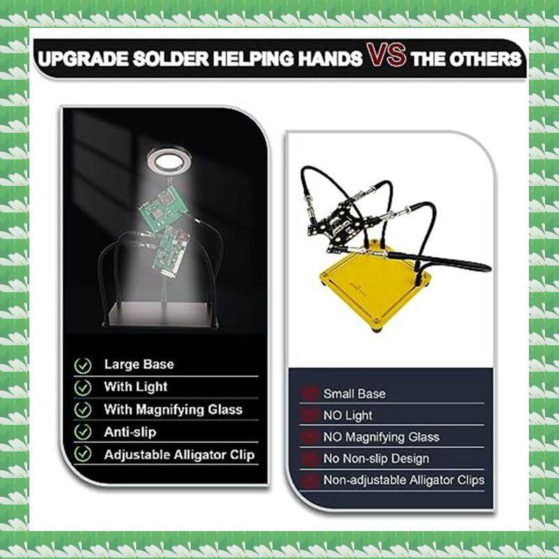 3 개의 LED 돋보기 빛으로 납땜 도구 PCB 홀더  - Jewelry Repair & Watches Durham Nc 리뷰 및 가격