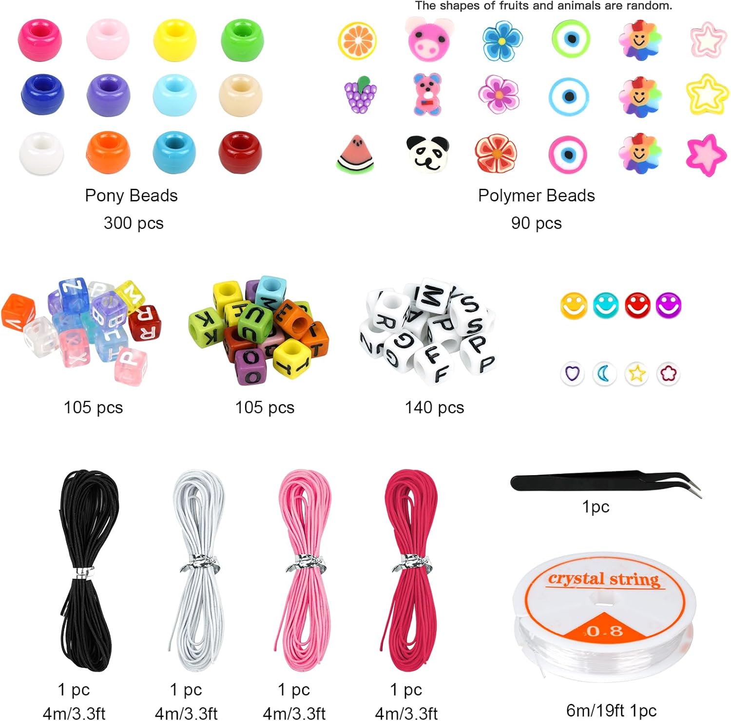 다우사벨 팔찌 제작 키트, 조랑말 비즈, 폴리머 클레이 - Charm Bracelet Beads 리뷰 및 가격