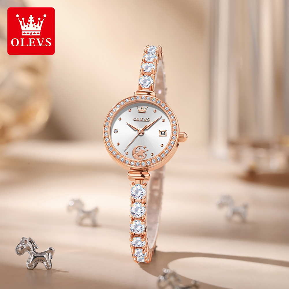 OLEVS 2998 브랜드 정품 여성용 시계 선물 세트 - Jewelry Bracelet Watches 리뷰 및 가격