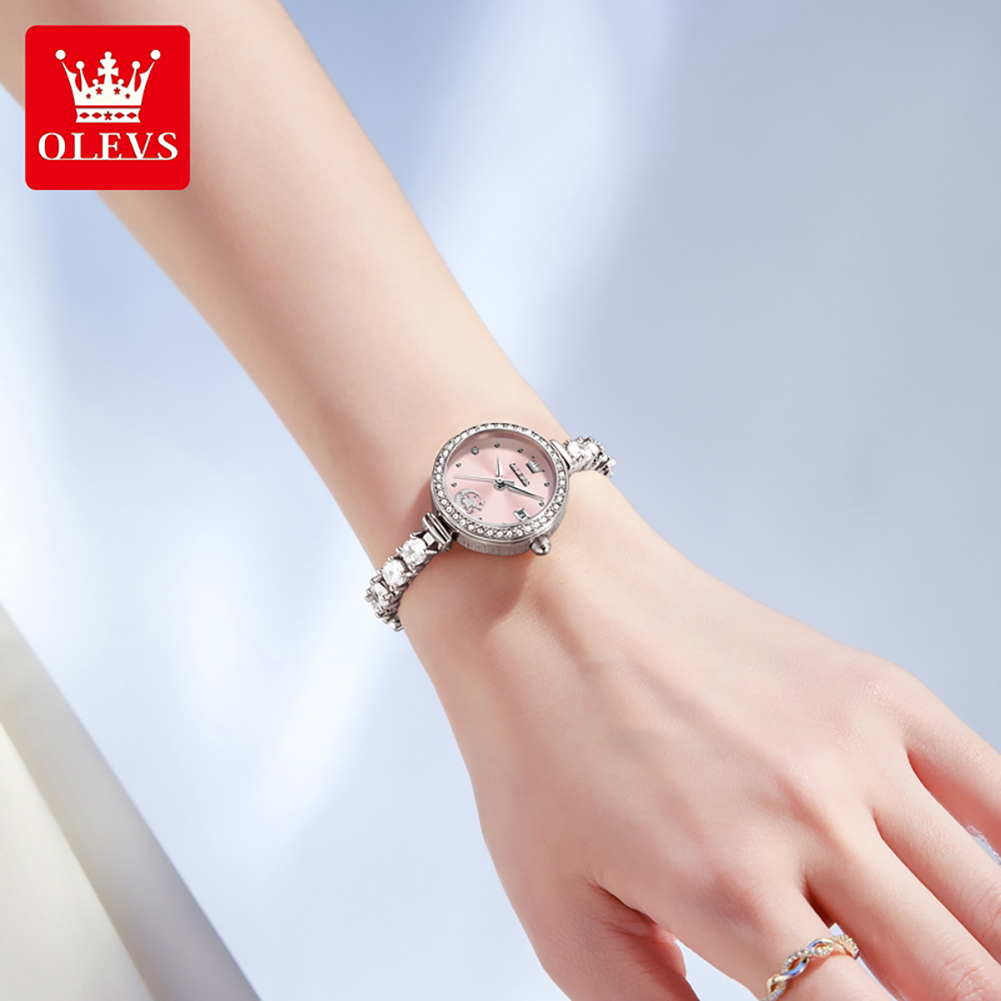 OLEVS 2998 브랜드 정품 여성용 시계 선물 세트 - Jewelry Bracelet Watches 리뷰 및 가격