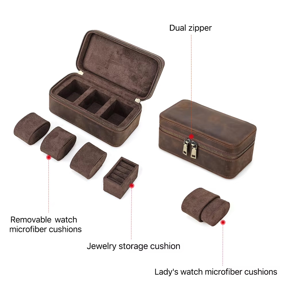 CONTACTS FAMILY 8/10/3/2 슬롯 가죽 - Jewelry Watches Women 리뷰 및 가격
