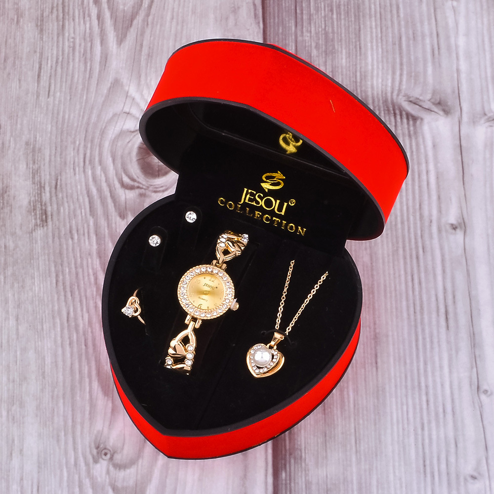 2026년 신상 여성용 팔찌 시계 세트 골드 실버 크리 - Jewelry Box Watches Bracelets 리뷰 및 가격