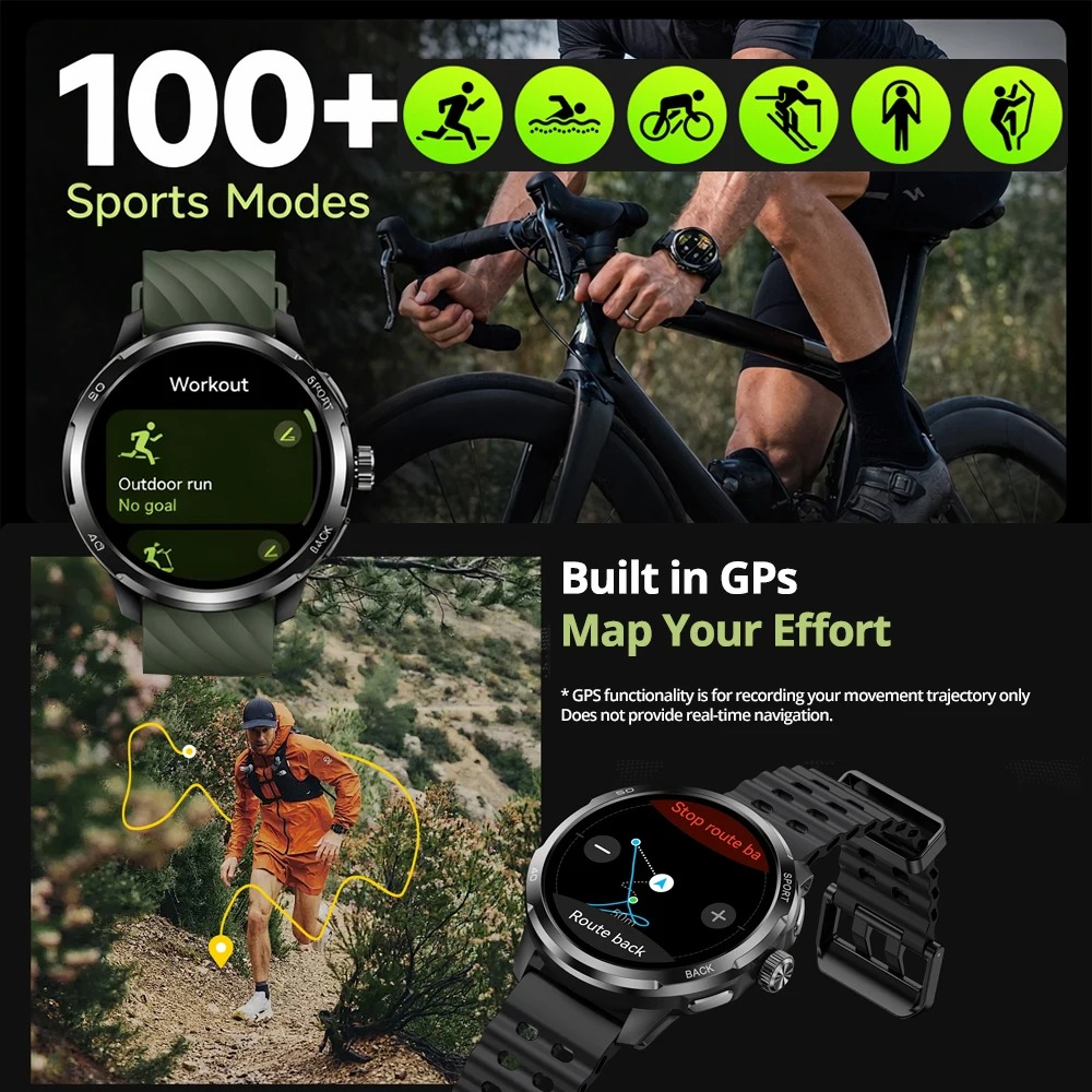 Ulefone Armor Watch Pro 1.5인치  - Italian Jewelry Watches 리뷰 및 가격