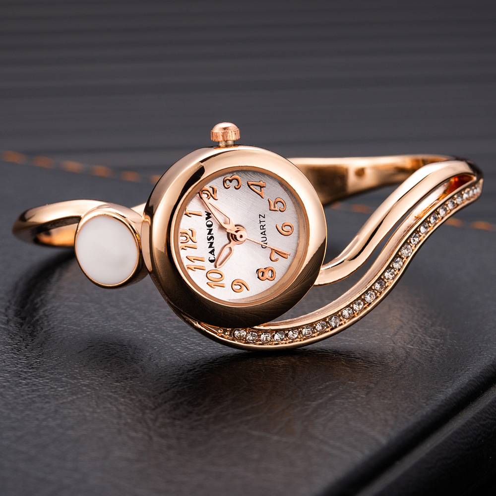 여성용 원피스 손목시계, 작은 다이얼 팔찌 시계, 쿼츠 - Jewelry Watches Women 리뷰 및 가격