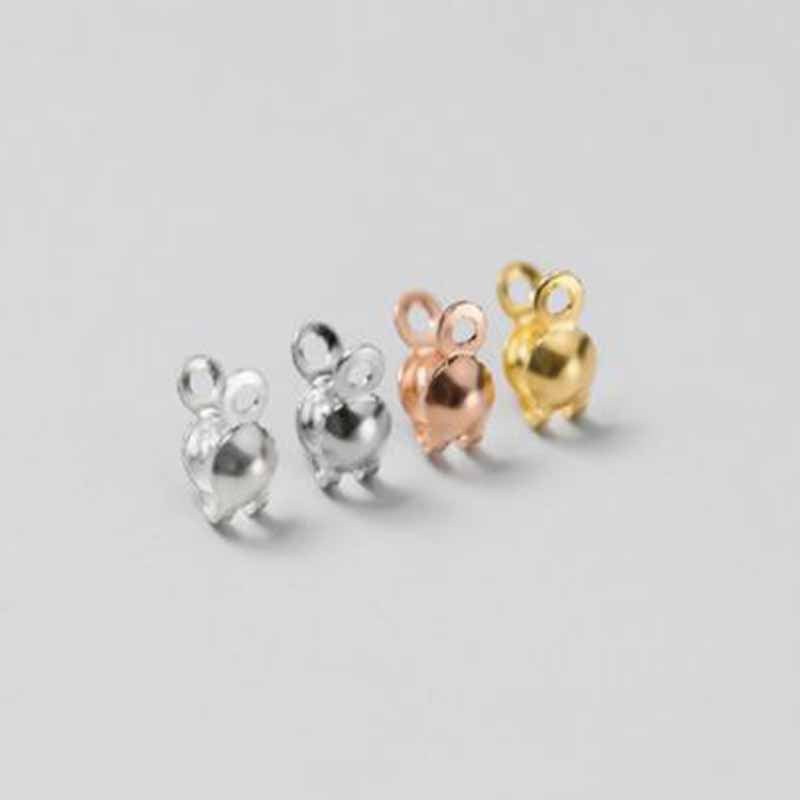 4개 정품 순은 925 스털링 실버 마감 비즈 클래스프 - Charm Bracelet Beads 리뷰 및 가격