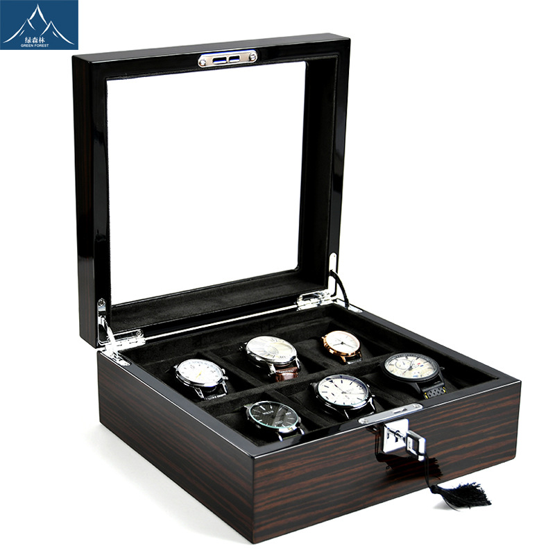Hxl 나무 피아노 래커 다중 위치 시계 상자 보석 보 - Jewelry And Watches Box 리뷰 및 가격