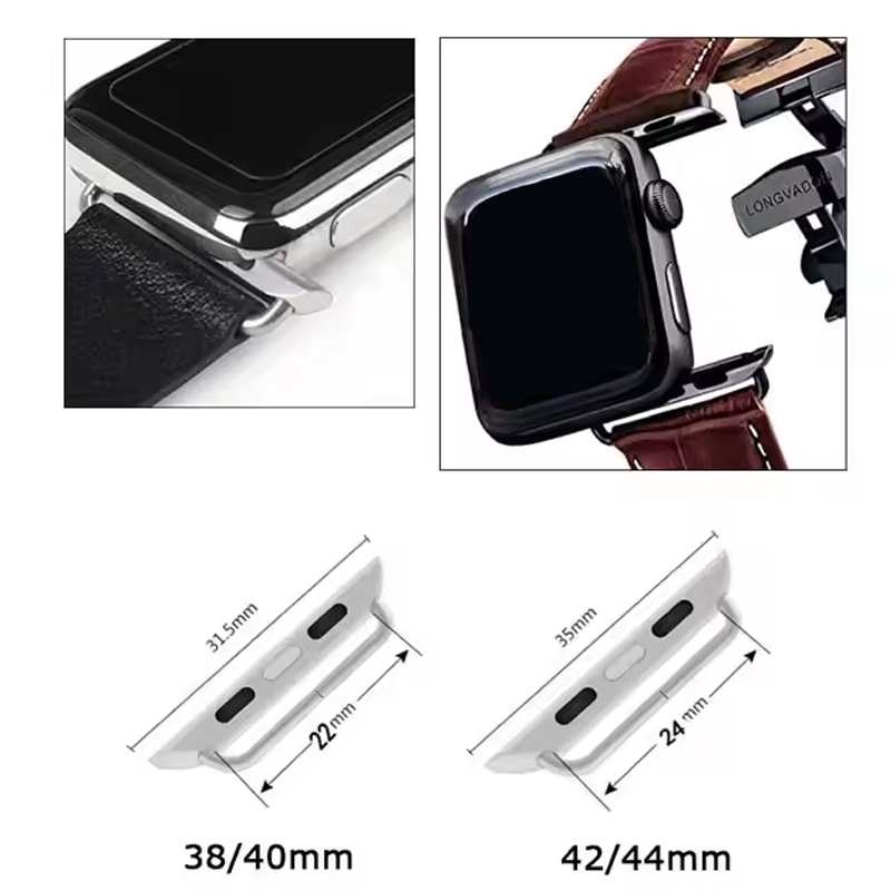 Apple Watch 용 2pcs 스테인레스 스틸 커넥 - Jewelry Stores Watches 리뷰 및 가격