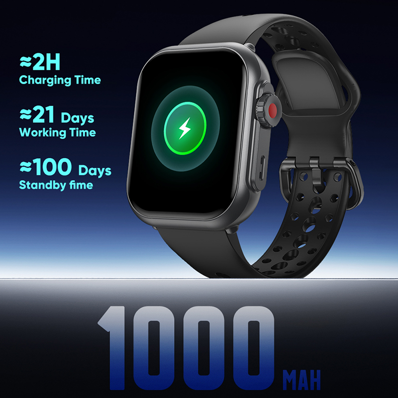 울트라 K62 1000mAh 배터리 스마트워치 남녀공용 - Italian Jewelry Watches 리뷰 및 가격