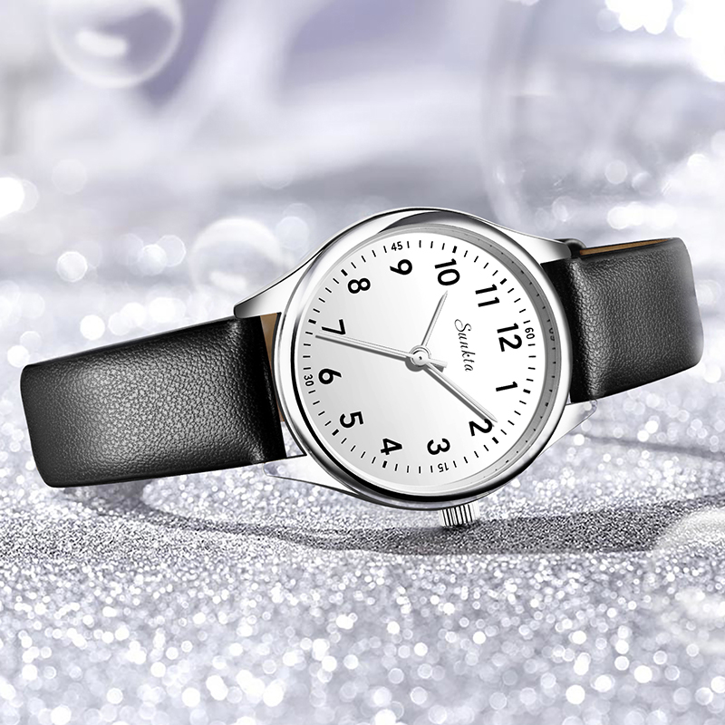 LIGE 간단한 여성 패션 흑백 디자인 숙녀 '쿼츠 시 - Jewelry Watches Women 리뷰 및 가격